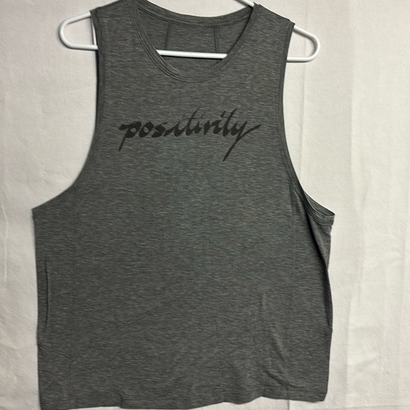 Lululemon Women’s Positivity Box it Out Tank Gray Size 10 - Picture 1 of 4